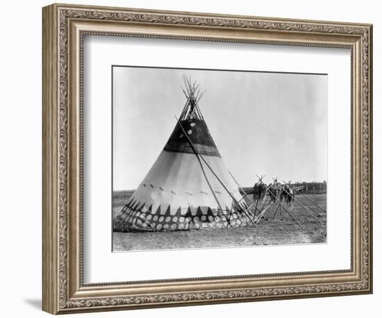 Kainai Tepee, c1927-Edward S. Curtis-Framed Giclee Print