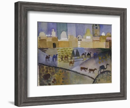 Kairouan I, 1914-Auguste Macke-Framed Giclee Print