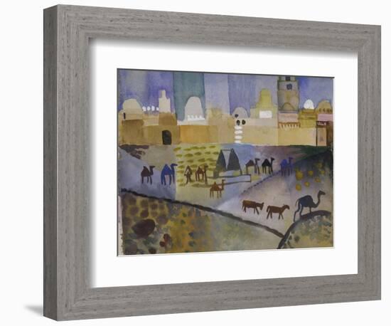 Kairouan I, 1914-Auguste Macke-Framed Giclee Print