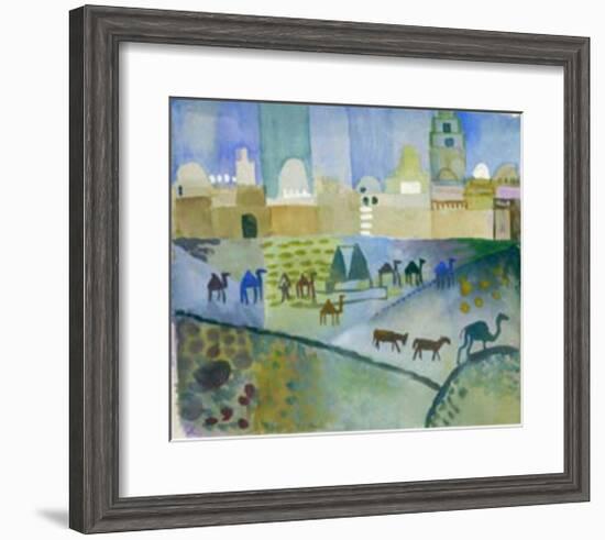 Kairouan I, c.1914-Auguste Macke-Framed Art Print