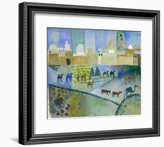 Kairouan I, c.1914-Auguste Macke-Framed Art Print