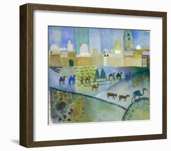 Kairouan I, c.1914-Auguste Macke-Framed Art Print