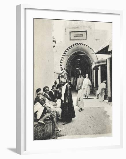 Kairouan - Tunisia - Entrance to the Bazaars-null-Framed Photographic Print