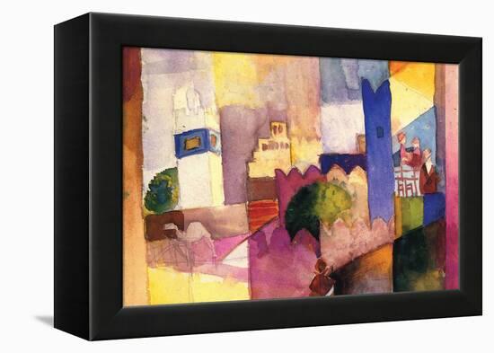 Kairouan-Auguste Macke-Framed Stretched Canvas