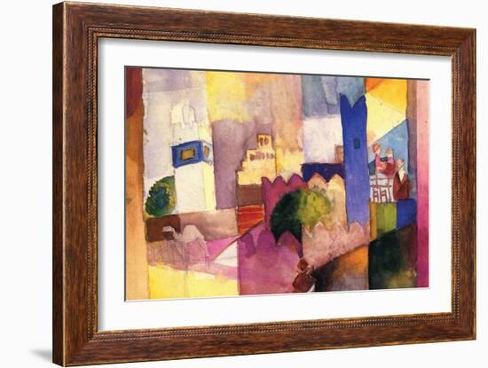 Kairouan-Auguste Macke-Framed Art Print