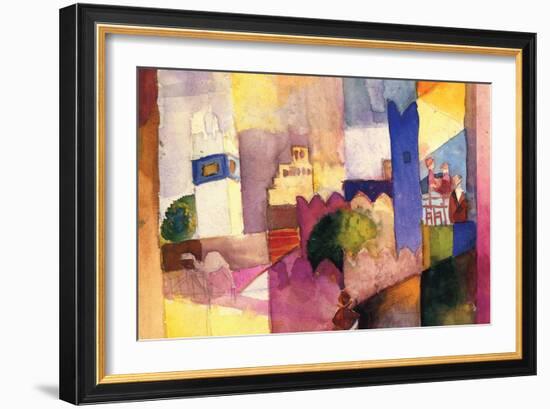 Kairouan-Auguste Macke-Framed Art Print