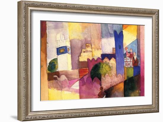 Kairouan-Auguste Macke-Framed Art Print