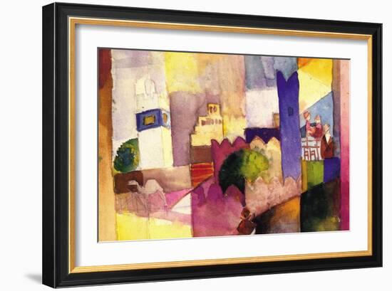 Kairouan-Auguste Macke-Framed Art Print