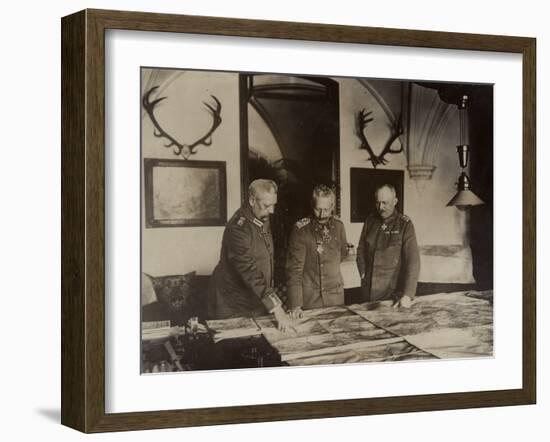 Kaiser and Generals-null-Framed Photographic Print