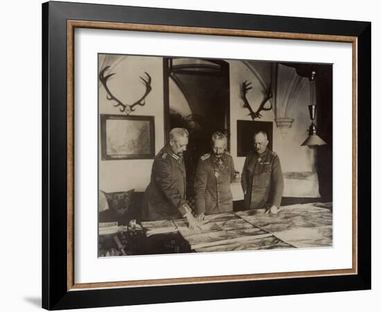 Kaiser and Generals-null-Framed Photographic Print