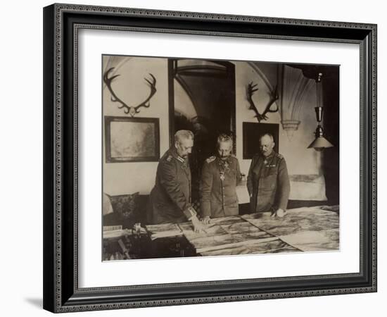 Kaiser and Generals-null-Framed Photographic Print