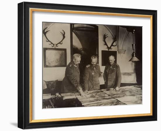 Kaiser and Generals-null-Framed Photographic Print