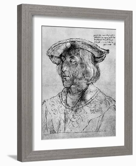 Kaiser Maximilian I, 1518-Albrecht Durer-Framed Giclee Print