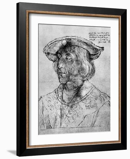 Kaiser Maximilian I, 1518-Albrecht Durer-Framed Giclee Print