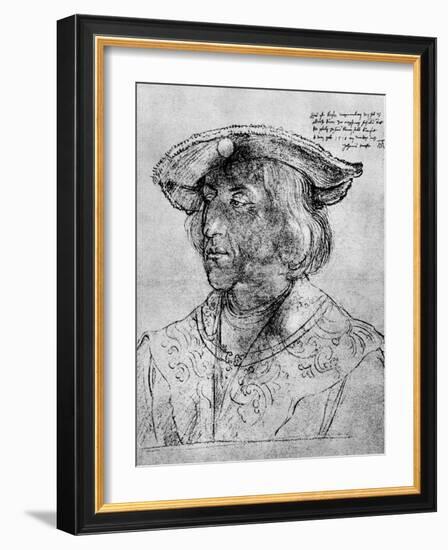 Kaiser Maximilian I, 1518-Albrecht Durer-Framed Giclee Print