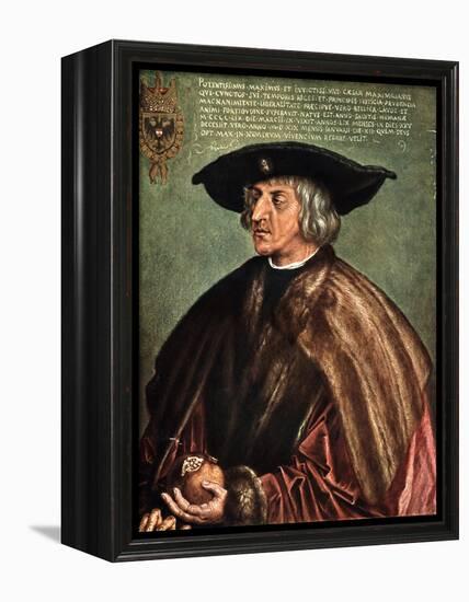 Kaiser Maximilian I, 1519-Albrecht Durer-Framed Premier Image Canvas