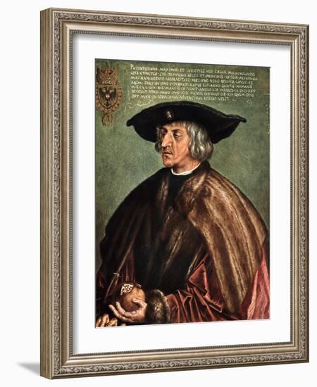 Kaiser Maximilian I, 1519-Albrecht Durer-Framed Giclee Print