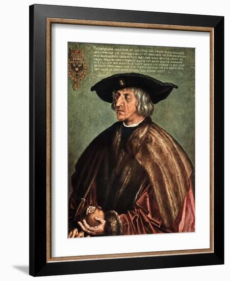 Kaiser Maximilian I, 1519-Albrecht Durer-Framed Giclee Print
