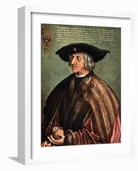 Kaiser Maximilian I, 1519-Albrecht Durer-Framed Giclee Print