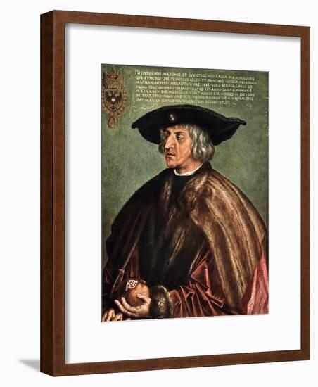 Kaiser Maximilian I, 1519-Albrecht Durer-Framed Giclee Print