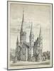 Kaiser-Wilhelm-Gedachtniskirche (Kaiser Wilhelm Memorial Church) in Berlin, Germany, 19th Century-null-Mounted Giclee Print