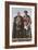 Kaiser Wilhelm II and Field Marshal Hindenburg-German School-Framed Giclee Print