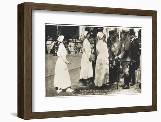 Kaiser Wilhelm II in Constantinople During WWI-null-Framed Photographic Print