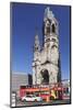 Kaiser Wilhelm Memorial Church and Sightseeing Bus at the Kurfurstendamm, Berlin, Germany-Markus Lange-Mounted Photographic Print