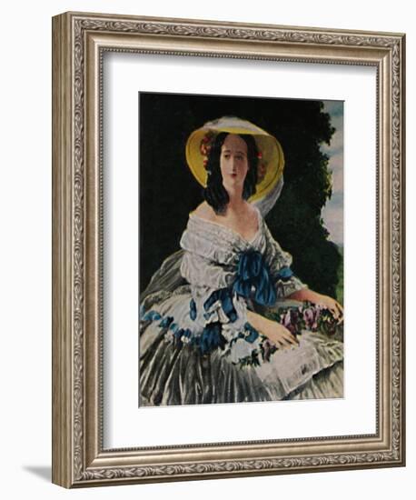 'Kaiserin Eugenie 1826-1920. - Gemälde von Winterhalter', 1934-Unknown-Framed Giclee Print