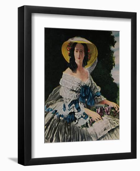 'Kaiserin Eugenie 1826-1920. - Gemälde von Winterhalter', 1934-Unknown-Framed Giclee Print
