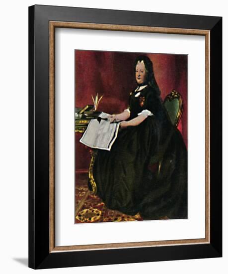 'Kaiserin Maria Therestia 1717-1780. - Gemälde von Maron', 1934-Unknown-Framed Giclee Print