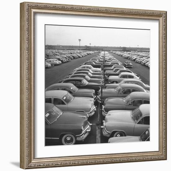 Kaisers Awaiting Delivery to Dealers-null-Framed Photographic Print