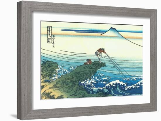 Kajikazawa in Kai Province, c.1830-Katsushika Hokusai-Framed Giclee Print