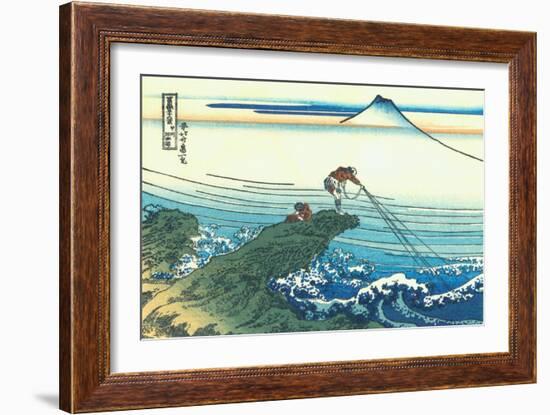 Kajikazawa in Kai Province, c.1830-Katsushika Hokusai-Framed Giclee Print