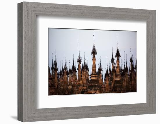 Kakku Pagoda Complex, Shan State, Myanmar (Burma), Asia-Colin Brynn-Framed Photographic Print