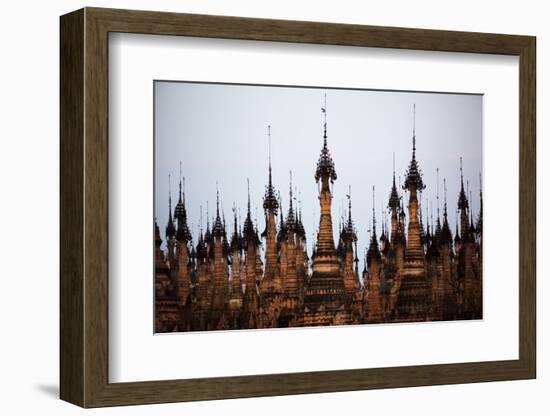 Kakku Pagoda Complex, Shan State, Myanmar (Burma), Asia-Colin Brynn-Framed Photographic Print