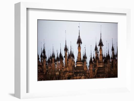 Kakku Pagoda Complex, Shan State, Myanmar (Burma), Asia-Colin Brynn-Framed Photographic Print