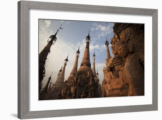 Kakku Pagoda Complex, Shan State, Myanmar (Burma), Asia-Colin Brynn-Framed Photographic Print