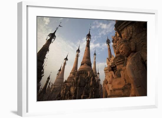 Kakku Pagoda Complex, Shan State, Myanmar (Burma), Asia-Colin Brynn-Framed Photographic Print