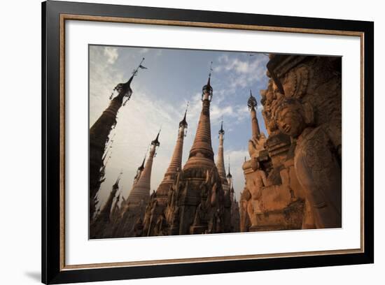 Kakku Pagoda Complex, Shan State, Myanmar (Burma), Asia-Colin Brynn-Framed Photographic Print