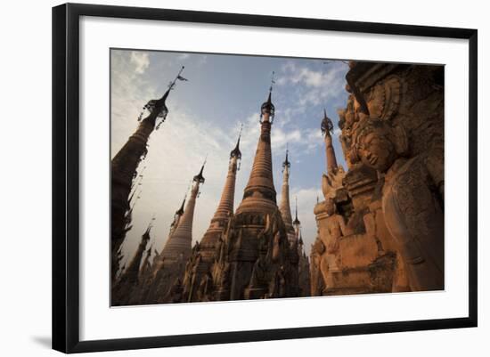 Kakku Pagoda Complex, Shan State, Myanmar (Burma), Asia-Colin Brynn-Framed Photographic Print