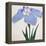 Kaku Jaku Ro Book of a Blue Iris-Stapleton Collection-Framed Premier Image Canvas