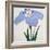 Kaku Jaku Ro Book of a Blue Iris-Stapleton Collection-Framed Giclee Print