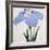 Kaku Jaku Ro Book of a Blue Iris-Stapleton Collection-Framed Giclee Print