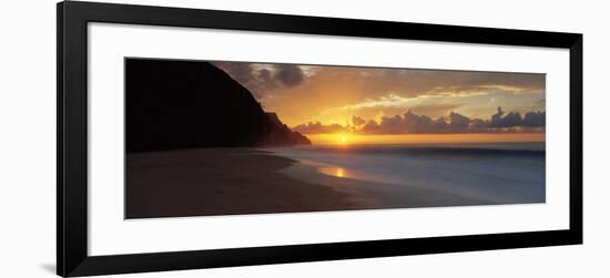 Kalalau Beach, Hawaii, USA-null-Framed Photographic Print