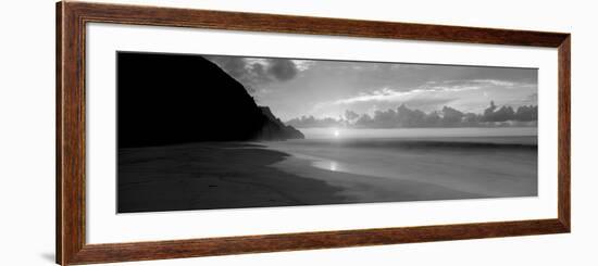 Kalalau Beach Sunset, Na Pali Coast, Hawaii, USA-null-Framed Photographic Print