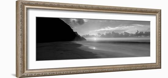 Kalalau Beach Sunset, Na Pali Coast, Hawaii, USA-null-Framed Photographic Print