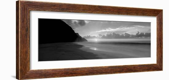 Kalalau Beach Sunset, Na Pali Coast, Hawaii, USA-null-Framed Photographic Print