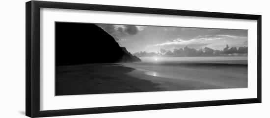 Kalalau Beach Sunset, Na Pali Coast, Hawaii, USA-null-Framed Photographic Print