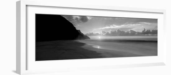 Kalalau Beach Sunset, Na Pali Coast, Hawaii, USA-null-Framed Photographic Print